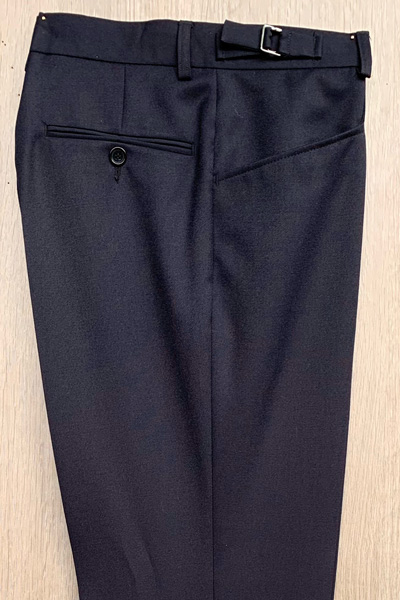 Trousers - Navy Blue - All Wool