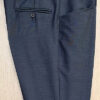 Trousers - Navy Blue - Wool Mohair Blend (60% Wool 30% Polyester 10% Kid Mohair)