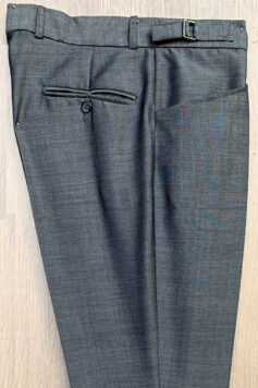 Trousers - Grey - Wool Mohair Blend (60% Wool 30% Polyester 10% Kid Mohair)