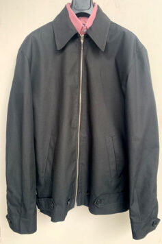 Fully Lined Zip Front Jacket, Button Cuff, Side Adjusters in 35% Cotton 65% Polyester