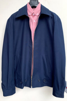 Fully Lined Zip Front Jacket, Button Cuff, Side Adjusters in 35% Cotton 65% Polyester