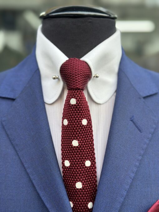 The Electric Blue Kent Style 3 Button Tonic Mohair Suit - Image 3