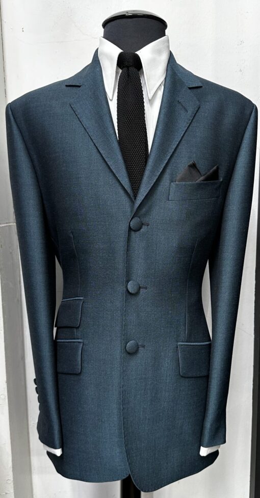 The Dark Green Mohair Kent Style 3 Button Suit