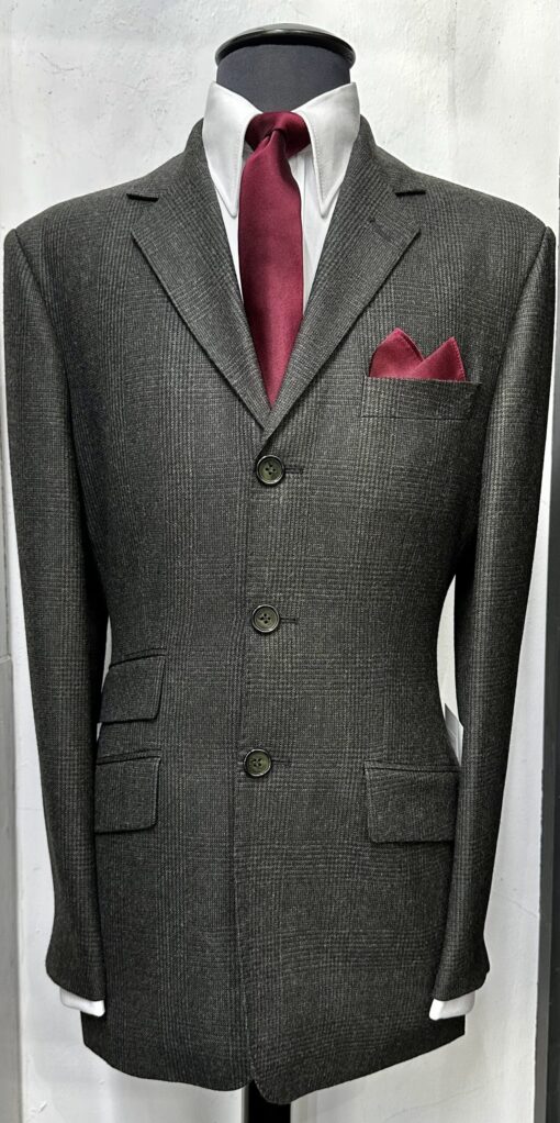 The Brown & Black Prince of Wales Kent Style 3 Button Suit