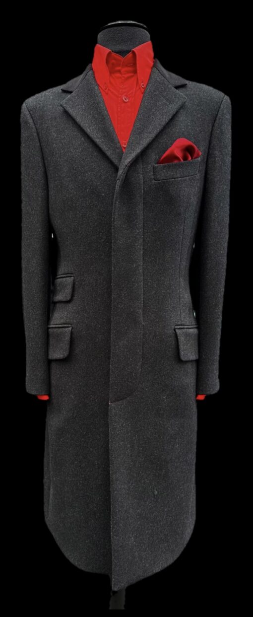 The Charcoal Wool Overcoat